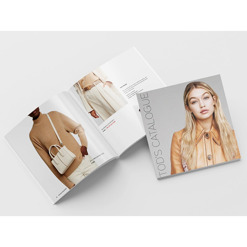 New Design Custom Fashion Brochure Magazine Catalog Printing