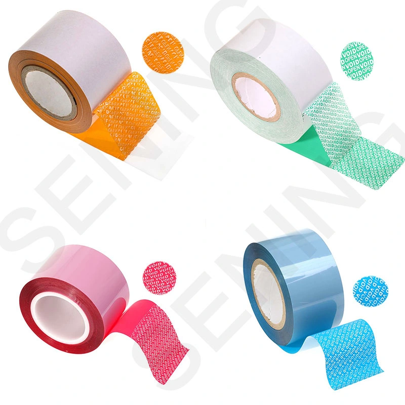 Transparent Anti-Counterfeiting Tamper-Evident Sealing Adhesive Label Sticker