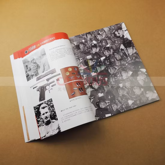 Impressão de catálogo com encadernação perfeita Impressão de livretos